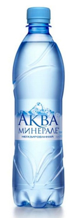 Вода Аква Минерале природная, минеральная без газа, 0,6 л, пластик. Цена за упаковку 12 бут.